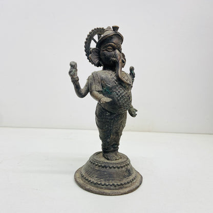 Antique Standing Bronze Ganesha