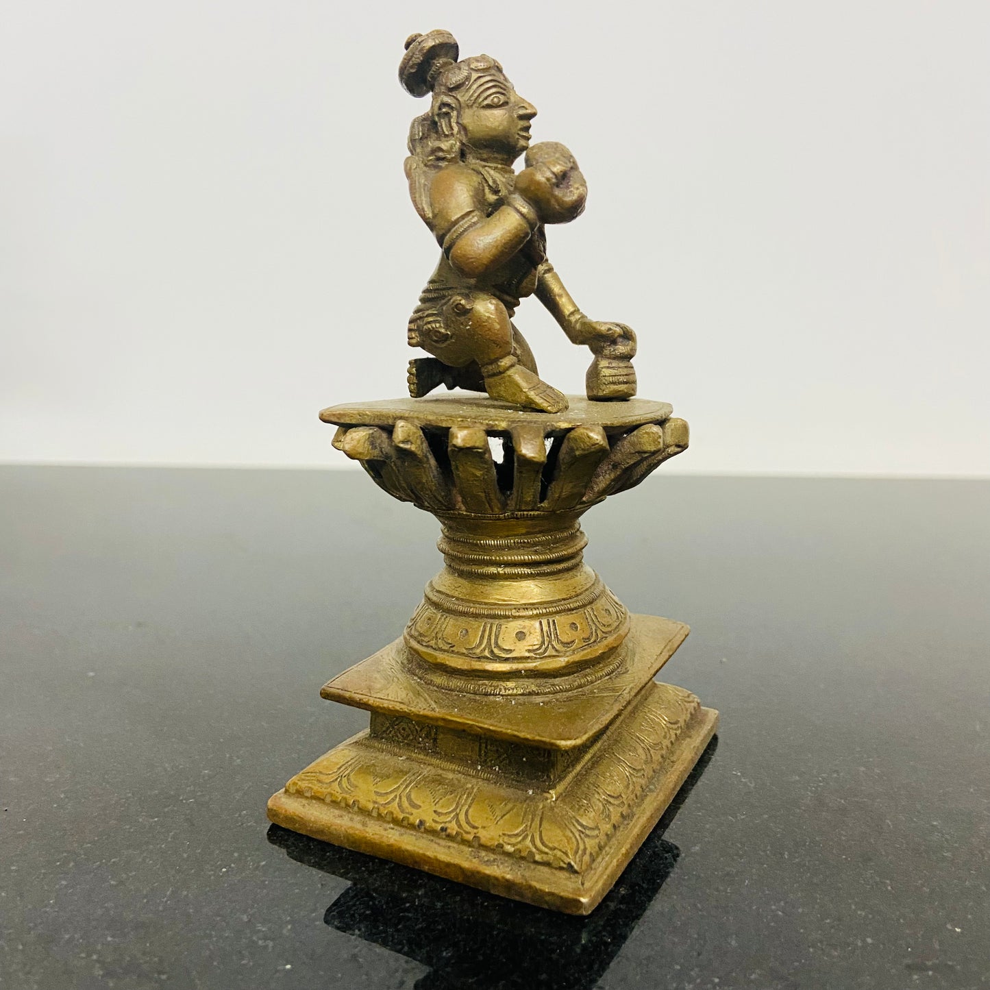Brass Sculpture of Laddu Gopal