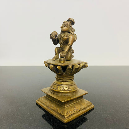 Brass Sculpture of Laddu Gopal