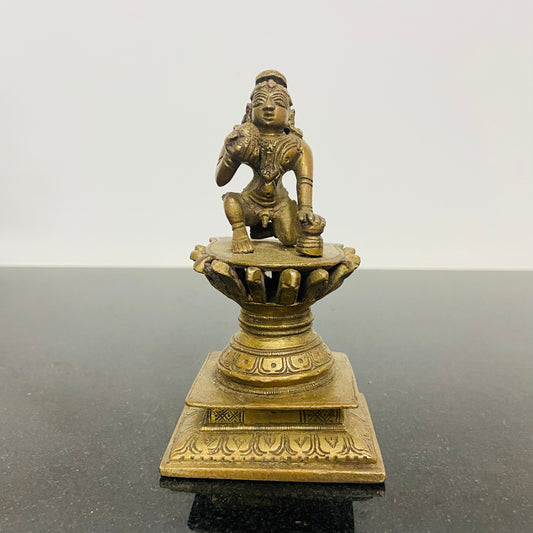 Brass Sculpture of Laddu Gopal