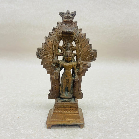 Antique Early Indian Bronze Sculpture of Vishnu