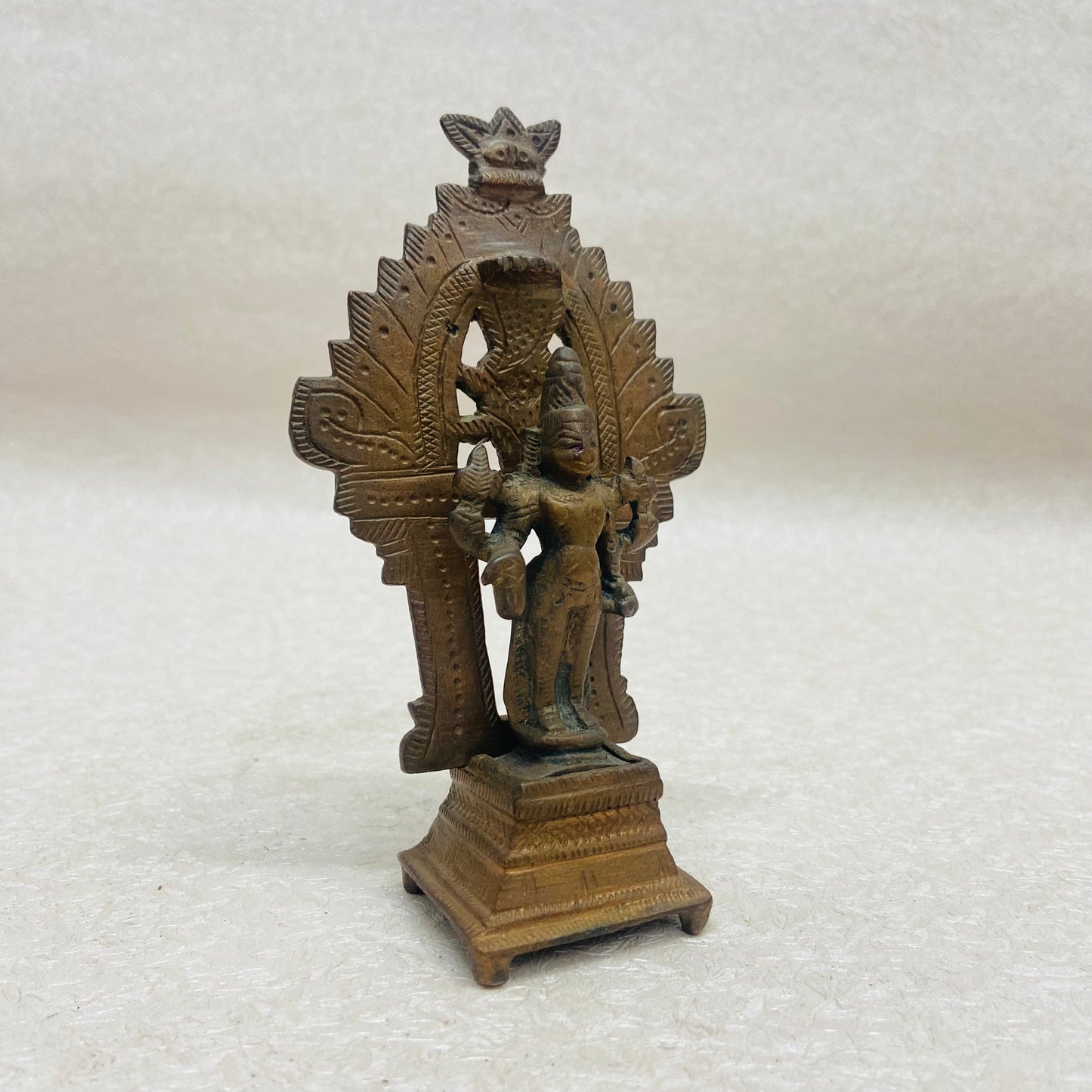 Antique Early Indian Bronze Sculpture of Vishnu