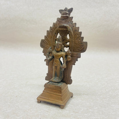 Antique Early Indian Bronze Sculpture of Vishnu