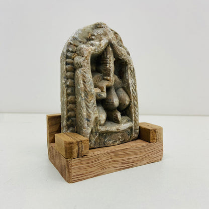Aged Stone Ganesha sculpture