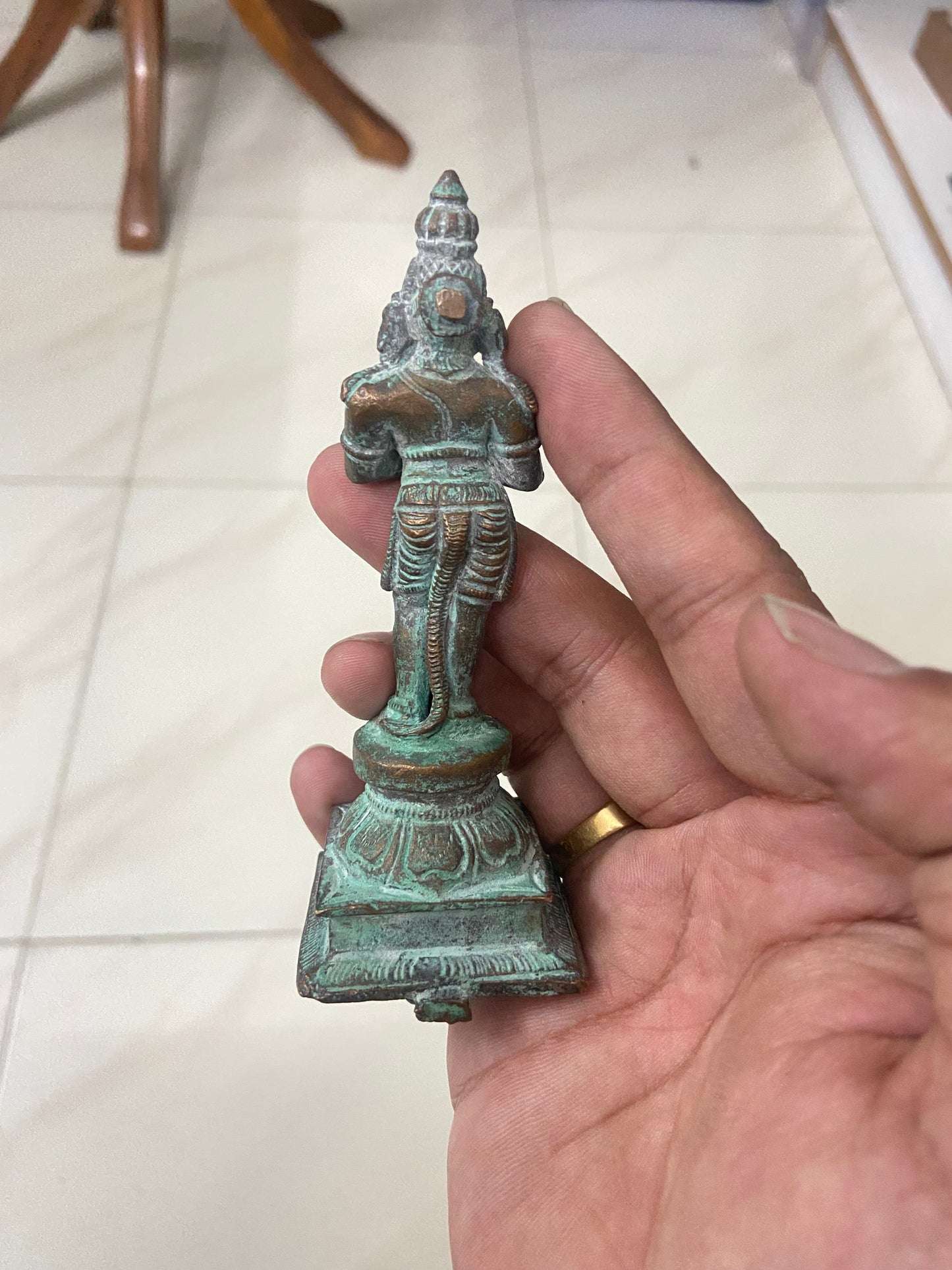Antique Hanuman Ji brass from South Indian State Kerala