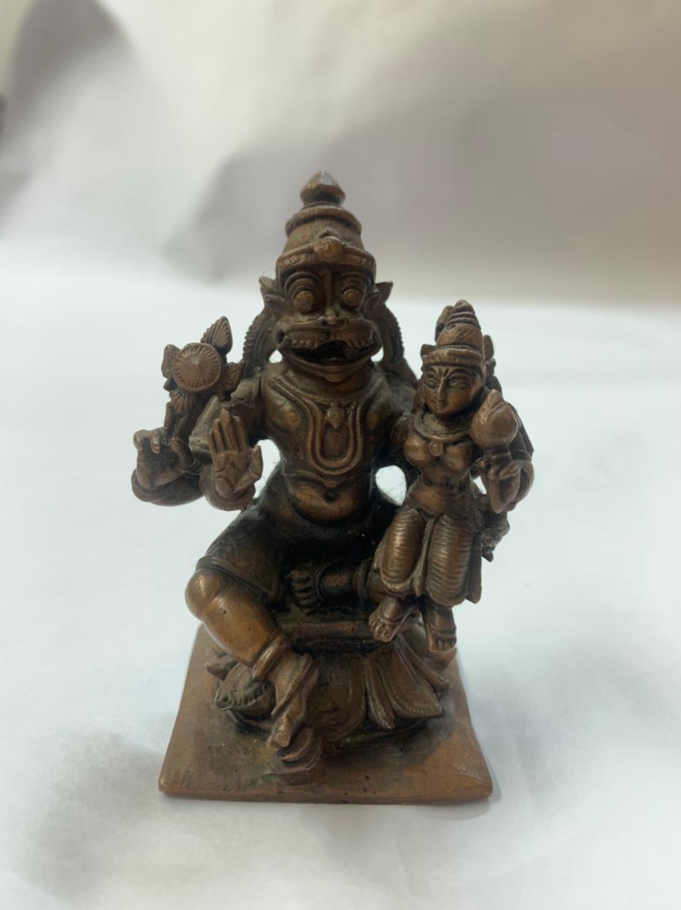 Laxmi Narsimha | South Indian God | Very FIne Quality in Small Size - KhatiJi