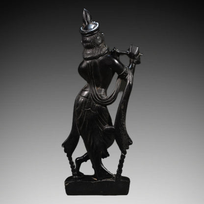 Krishna Black Stone, Krishna statue, Krishna Idol, krishna idol statue in living room, lord krishna