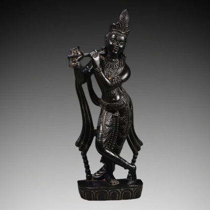 Krishna Black Stone, Krishna statue, Krishna Idol, krishna idol statue in living room, lord krishna