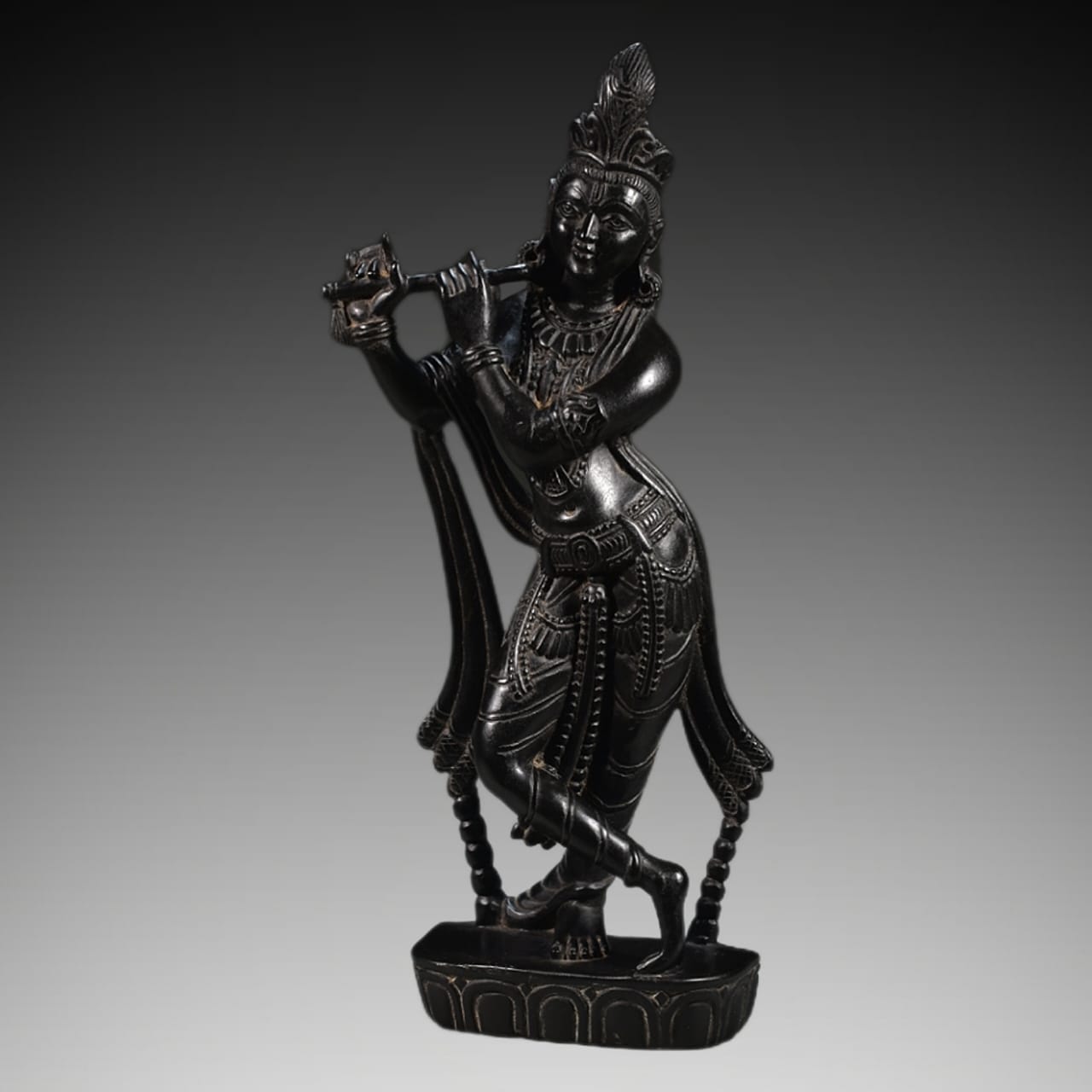 Krishna Black Stone, Krishna statue, Krishna Idol, krishna idol statue in living room, lord krishna