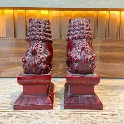 Chinese stone FooDog pair
