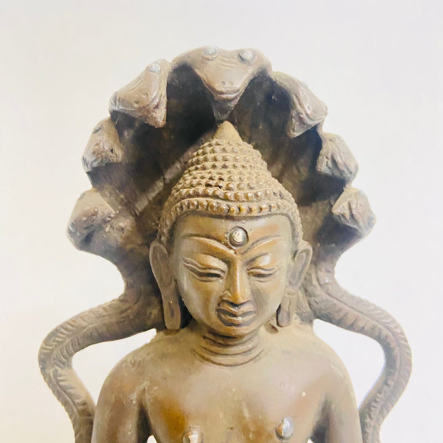 Naaga buddha sculpture made of Bronze