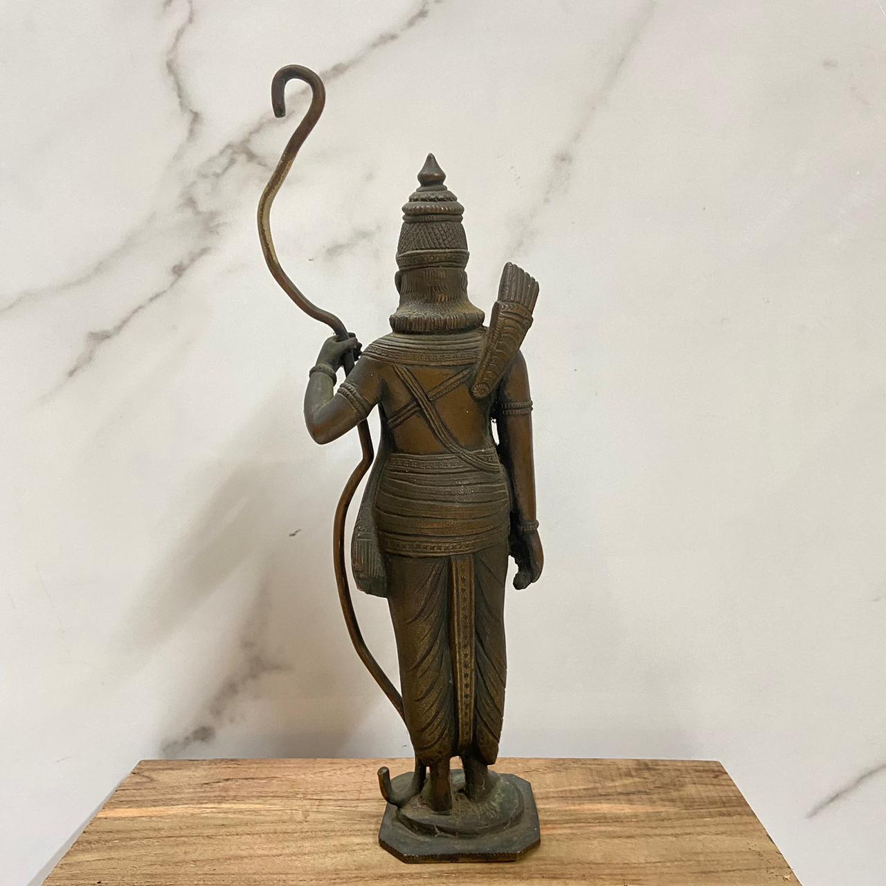 Very Fine Standing Sculpture of Shri Ram Holding Bow and Arrow