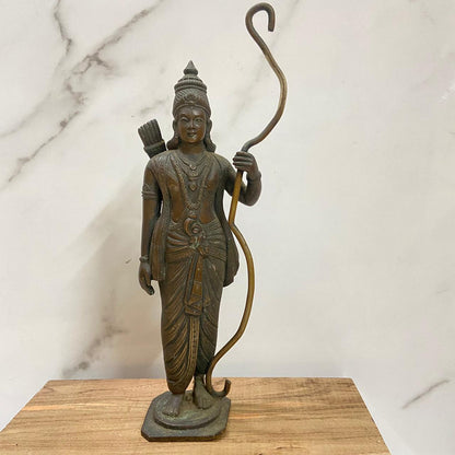 Very Fine Standing Sculpture of Shri Ram Holding Bow and Arrow