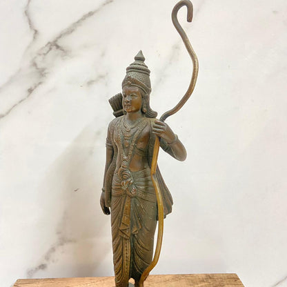 Very Fine Standing Sculpture of Shri Ram Holding Bow and Arrow