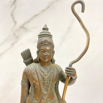 Very Fine Standing Sculpture of Shri Ram Holding Bow and Arrow