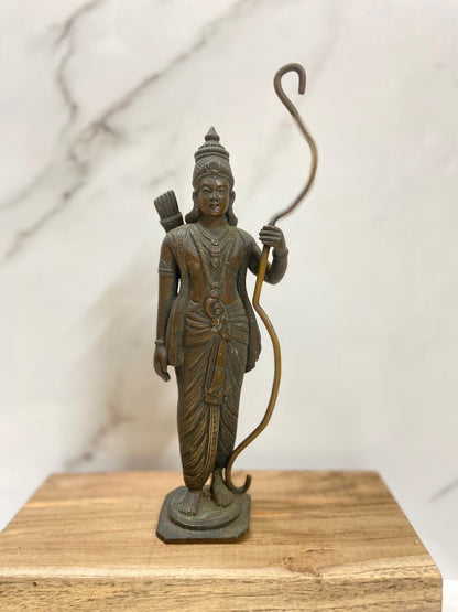 Very Fine Standing Sculpture of Shri Ram Holding Bow and Arrow